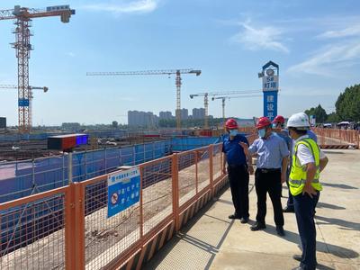 金世洋书记赴心脑血管中心项目现场调研 以高质量建设助力学科高质量发展